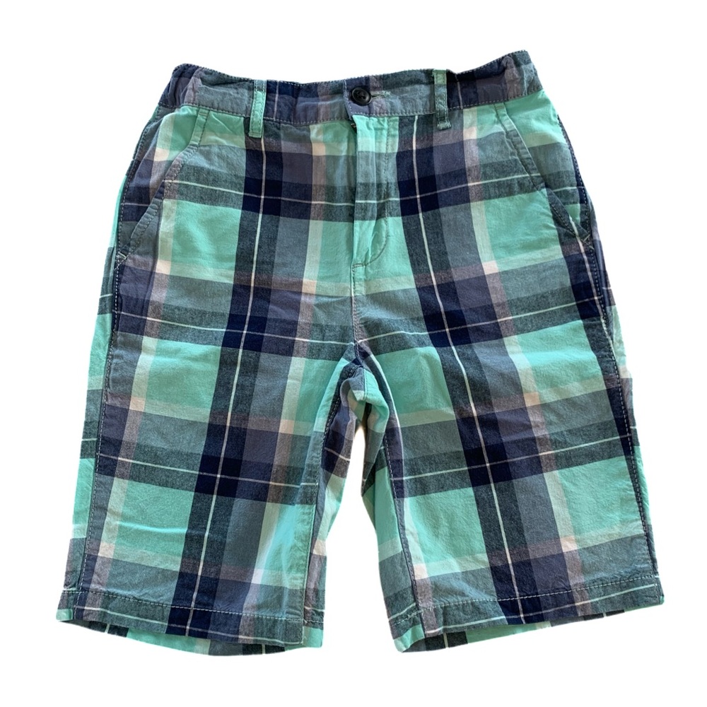 The Children’s Place Plaid Aqua mix shorts. 10